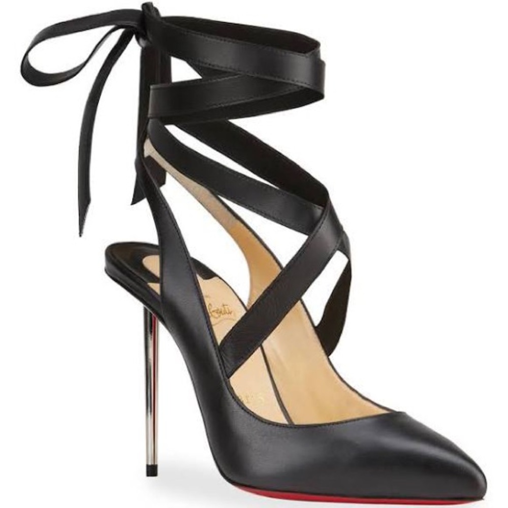 100% authentic worn once epic dance Christian louboutin heels size 37